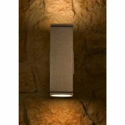 Luminaires Konstsmide Applique murale Konstsmide MONZA Argenté, 2 lumières