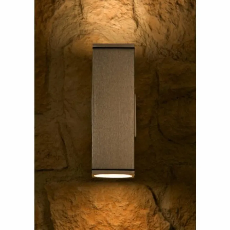 Luminaires Konstsmide Applique murale Konstsmide MONZA Argenté, 2 lumières