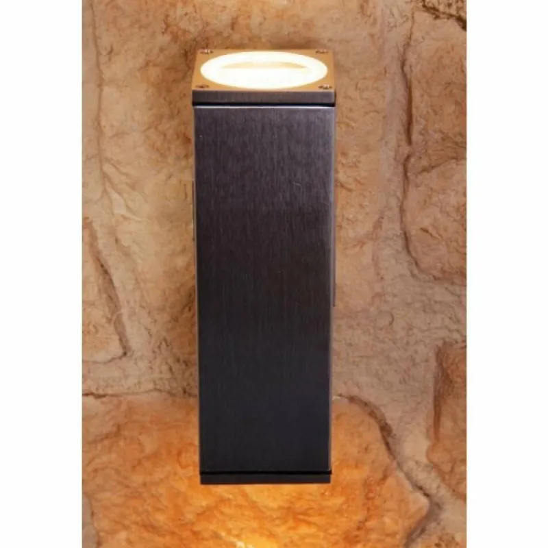 Luminaires Konstsmide Applique murale Konstsmide MONZA Argenté, 2 lumières