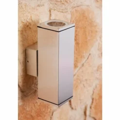 Luminaires Konstsmide Applique murale Konstsmide MONZA Argenté, 2 lumières