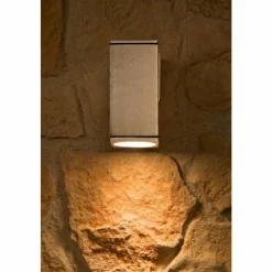 Luminaires Konstsmide Applique murale Konstsmide MONZA Argenté, 2 lumières