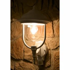 Luminaires Konstsmide Applique murale Konstsmide PARMA Transparent, 1 lumière, Détecteur de mouvement