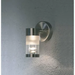 Luminaires Konstsmide Applique murale Konstsmide Bolzano Acier inoxydable, 1 lumière