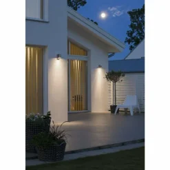 Luminaires Konstsmide Applique murale Konstsmide Modena Acier inoxydable, 1 lumière, Détecteur de mouvement