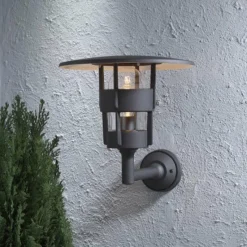 Luminaires Konstsmide Applique murale Konstsmide Freja Noir, 1 lumière