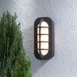 Luminaires Konstsmide Applique murale Konstsmide Loke Noir, 1 lumière