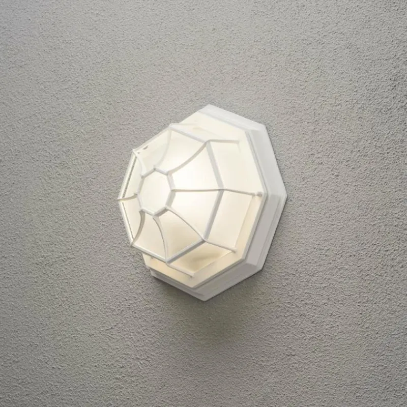 Luminaires Konstsmide Applique murale Konstsmide Moranello Blanc, 1 lumière