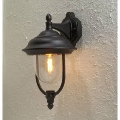 Luminaires Konstsmide Applique murale Konstsmide Parma Noir, 1 lumière
