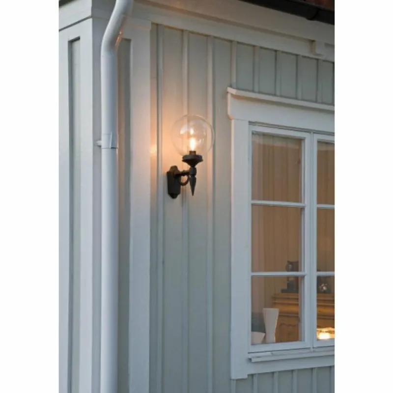 Luminaires Konstsmide Applique murale Konstsmide Orion Noir, 1 lumière