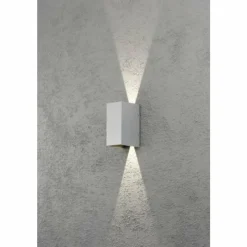 Luminaires Konstsmide Applique murale Konstsmide Cremona LED Gris, 2 lumières