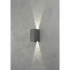 Luminaires Konstsmide Applique murale Konstsmide Cremona LED Anthracite, 2 lumières