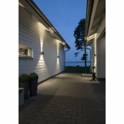 Luminaires Konstsmide Applique murale Konstsmide Cremona LED Anthracite, 2 lumières