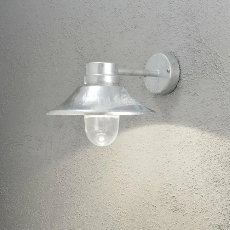 Luminaires Konstsmide Applique murale Konstsmide Vega LED Zingué, 1 lumière