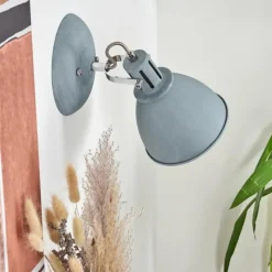 hofstein Applique murale Koppom Bleu, Gris, 1 lumière* Appliques