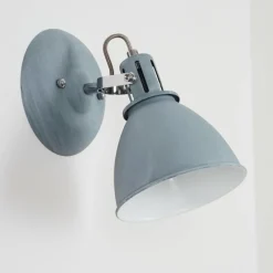 hofstein Applique murale Koppom Bleu, Gris, 1 lumière* Appliques