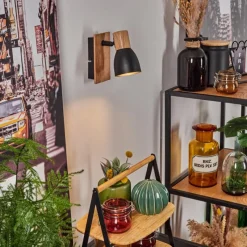 Luminaires Scandinaves-hofstein Applique murale Kouek Écru, Noir, 1 lumière