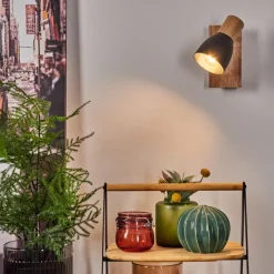 Luminaires Scandinaves-hofstein Applique murale Kouek Écru, Noir, 1 lumière