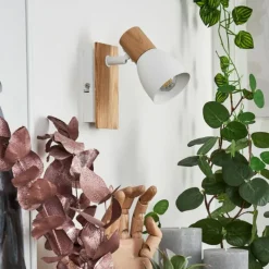 Luminaires Scandinaves-hofstein Applique murale Kouek Écru, Blanc, 1 lumière