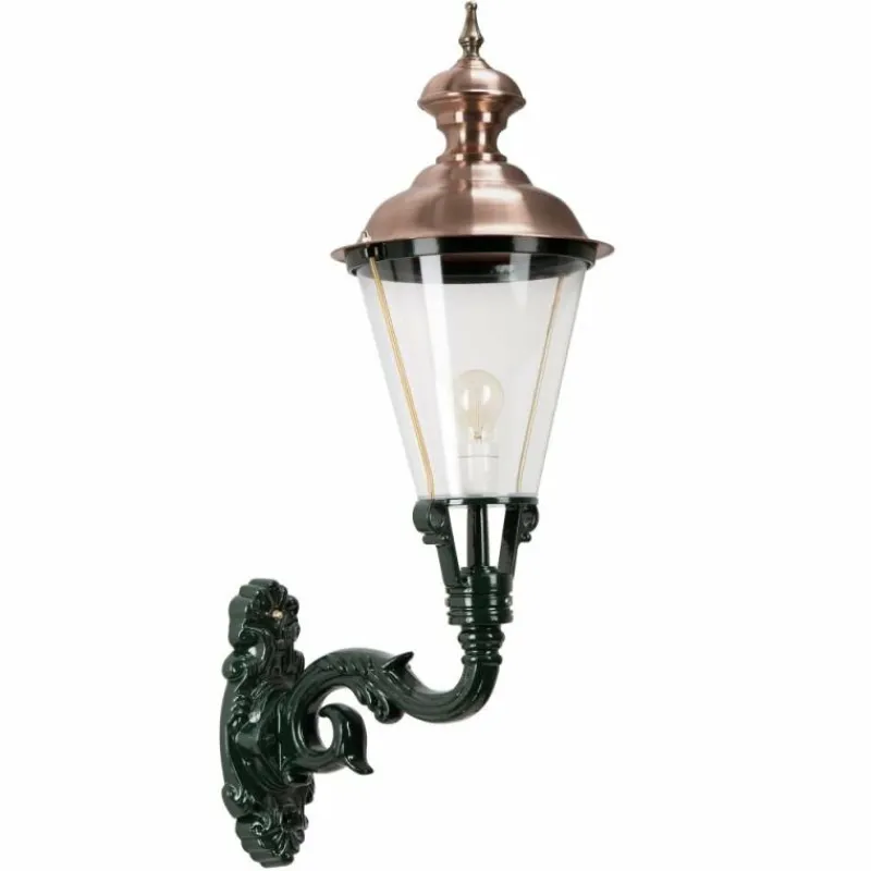 Luminaires Rustiques-KS Verlichting Applique murale Volendam Vert, Cuivre, 1 lumière