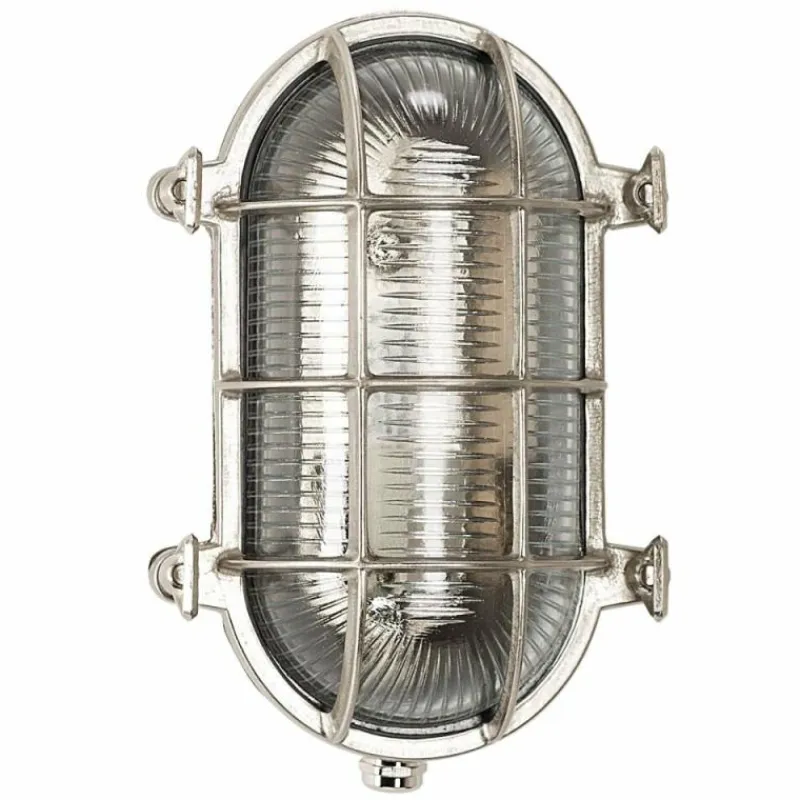 KS Verlichting Applique murale Maritiem Nautic Nickel mat, 1 lumière