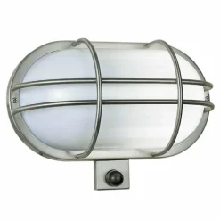 KS Verlichting Applique murale Sonn Acier inoxydable, 1 lumière, Détecteur de mouvement