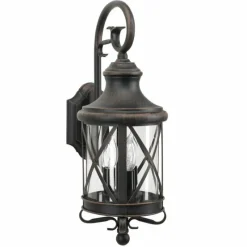 Luminaires Rustiques-KS Verlichting Applique murale Romantica Brun, 3 lumières