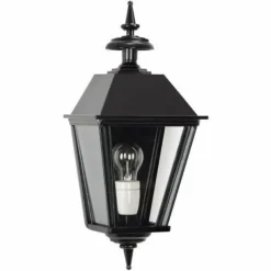 Luminaires Rustiques-KS Verlichting Applique murale Delft Noir, 1 lumière