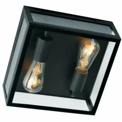 KS Verlichting Applique murale Stanford Noir, 1 lumière