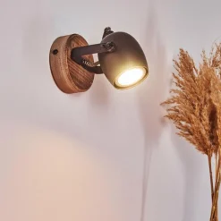 Luminaires Rustiques-hofstein Applique murale Kuah Noir, 1 lumière