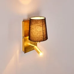 Lampes En Tissu-hofstein Applique murale Kublis Or, 2 lumières