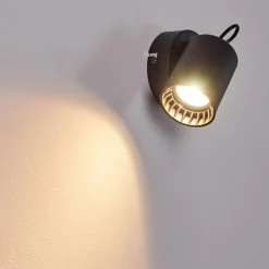 hofstein Applique murale Kullaberg Noir, 1 lumière