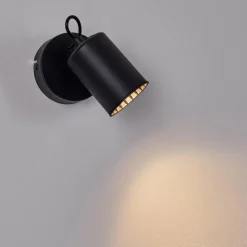 hofstein Applique murale Kullaberg Noir, 1 lumière