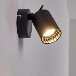 hofstein Applique murale Kullaberg Noir, 1 lumière