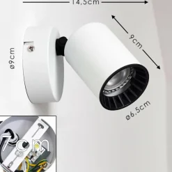 hofstein Applique murale Kullaberg Blanc, 1 lumière* Appliques