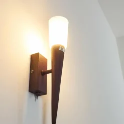 hofstein Applique murale Kundi Rouille, 1 lumière