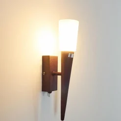 hofstein Applique murale Kundi Rouille, 1 lumière