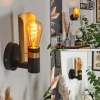 Lampes Vintages & Rétros-hofstein Applique murale Labansiek Laiton, Noir, 1 lumière