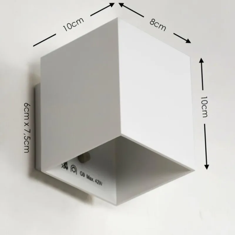 hofstein Applique murale Laforsen Blanc, 1 lumière