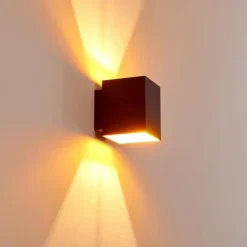 Lampes Dorées-hofstein Applique murale Laforsen Noir doré, 1 lumière