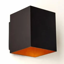 Lampes Dorées-hofstein Applique murale Laforsen Noir doré, 1 lumière