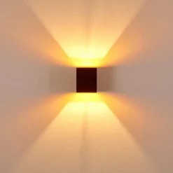 Lampes Dorées-hofstein Applique murale Laforsen Noir doré, 1 lumière