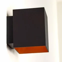 Lampes Dorées-hofstein Applique murale Laforsen Noir doré, 1 lumière