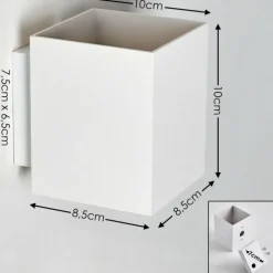 hofstein Applique murale Laforsen Blanc, 1 lumière