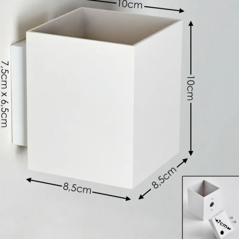 hofstein Applique murale Laforsen Blanc, 1 lumière