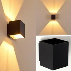 hofstein Applique murale Laforsen Noir, 1 lumière* Appliques