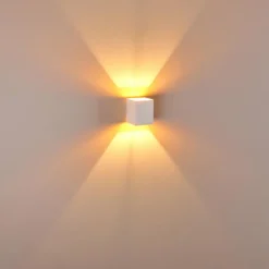 Lampes Dorées-hofstein Applique murale Laforsen Or, Blanc, 1 lumière