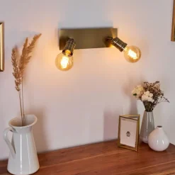 Lampes Dorées-hofstein Applique murale Lagunita Or, 2 lumières