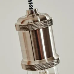 Luminaires Scandinaves-hofstein Applique murale Laveille Écru, Nickel mat, 1 lumière