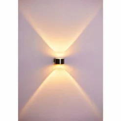 Luminaires LCD Applique murale LCD Fehmarn Acier inoxydable, 1 lumière