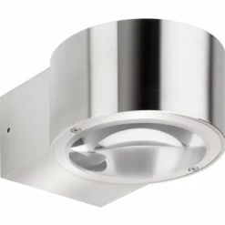 Luminaires LCD Applique murale LCD Fehmarn Acier inoxydable, 1 lumière